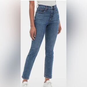 ***GAP Women's High Rise Slim Straight Leg Cigarette Jeans